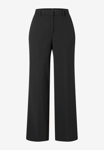 MORE & MORE Businesshose mit weitem Bein schwarz