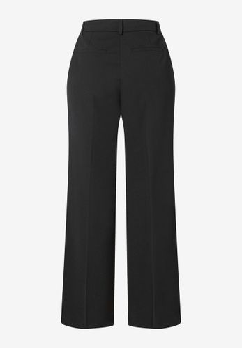 MORE & MORE Businesshose mit weitem Bein schwarz