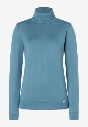 MORE & MORE Rollkragenpullover greyblue Herbst-Kollektion 44