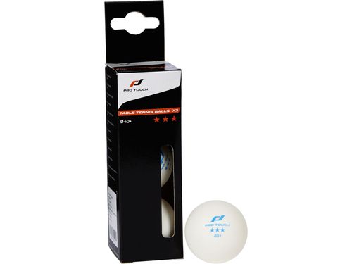 PRO TOUCH Tischtennisbälle Pro 3er Pack in weiß