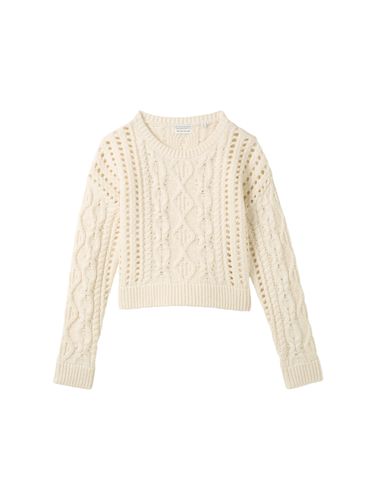 TOM TAILOR Strickpullover mit Zopfmuster