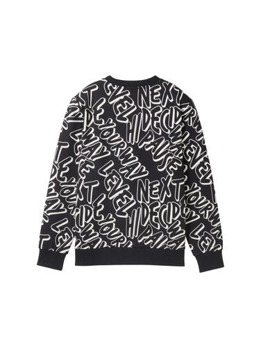 TOM TAILOR Print Sweatshirt mit Bio-Baumwolle