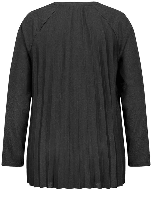 SAMOON Ausgestellter Pullover mit Glitzer-Effekt