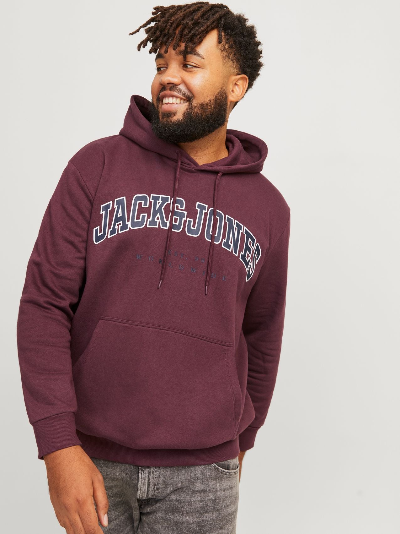 JACK & JONES JACK&JONES JJECALEB VARSITY SWEAT HOOD NOOS PLS