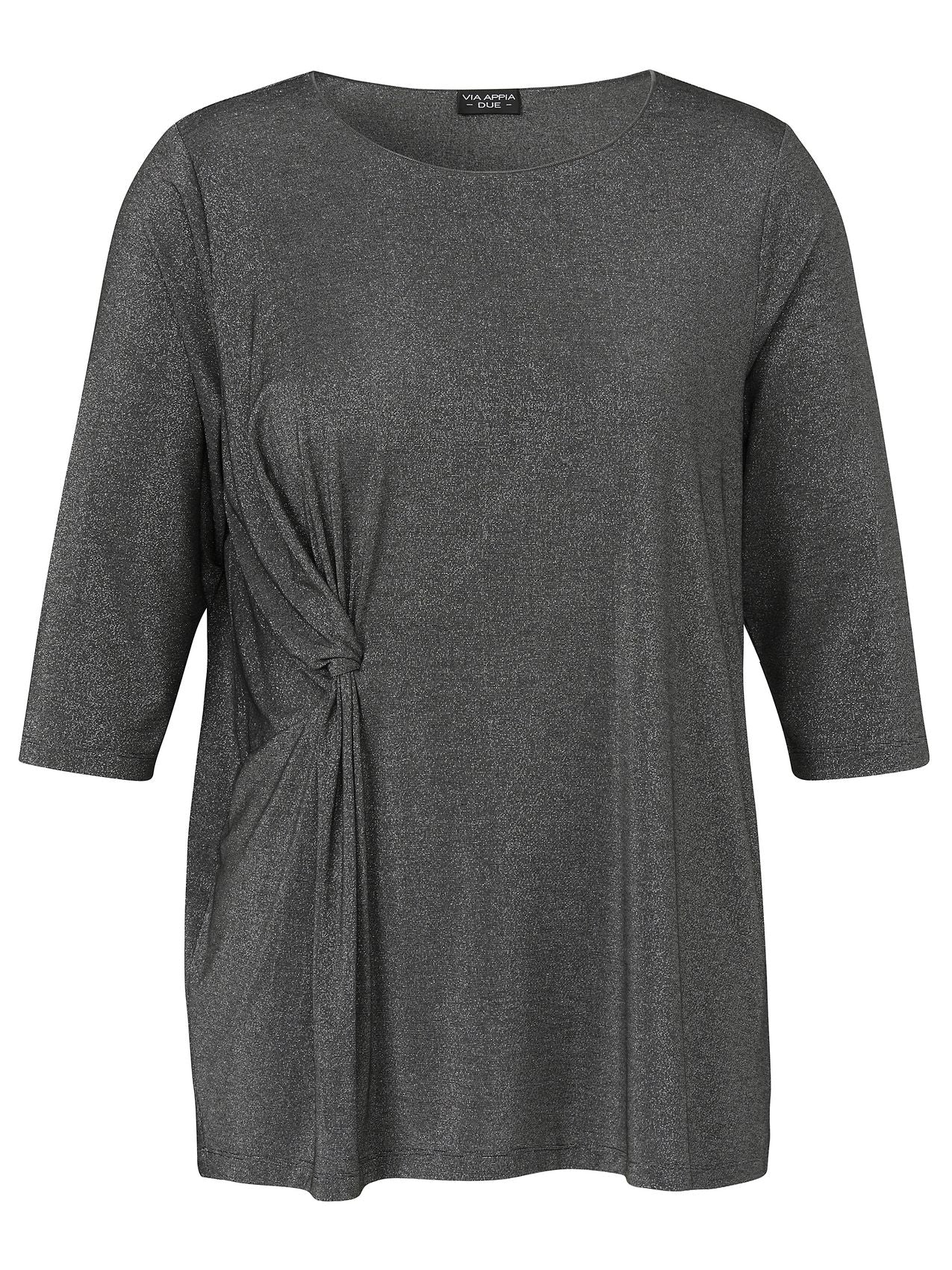 VIA APPIA T-Shirt Rundhals 3/4 Arm Knoten 46