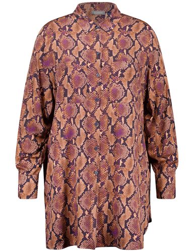 SAMOON Longbluse mit Schlangen-Print 52