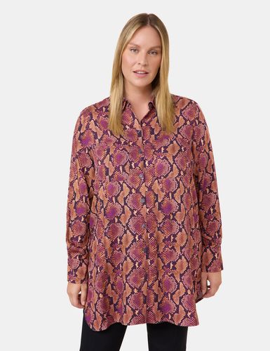 SAMOON Longbluse mit Schlangen-Print