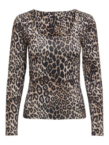 ONLY ONLY ONLLONE AOP L/S TWO WAY TOP JRS XS