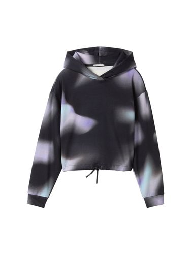 Cropped Hoodie mit Bio-Baumwolle