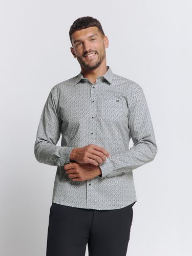 NO EXCESS NO EXCESS Shirt Stretch Allover Printed M