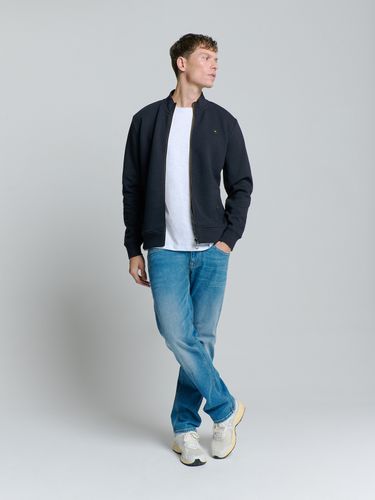 NO EXCESS NO EXCESS Sweater Full Zipper Double Layer Jacquard Stretch