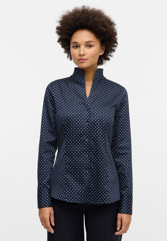 ETERNA Bluse Satingewebe Langarm 46 Langarm
