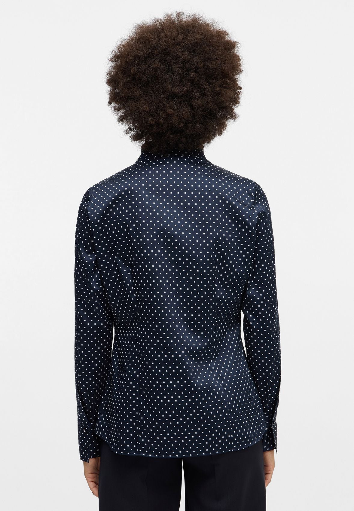 ETERNA Bluse Satingewebe Langarm