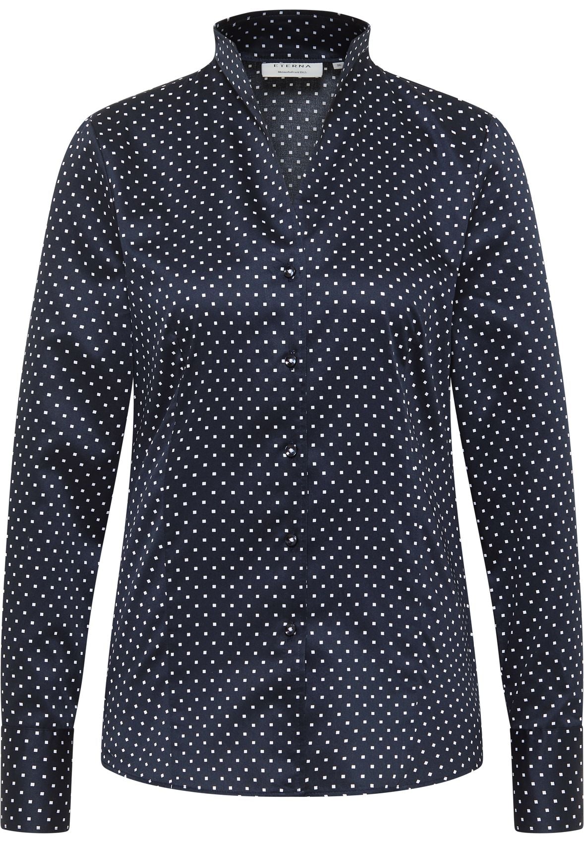 ETERNA Bluse Satingewebe Langarm