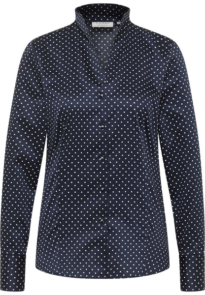 ETERNA Bluse Satingewebe Langarm