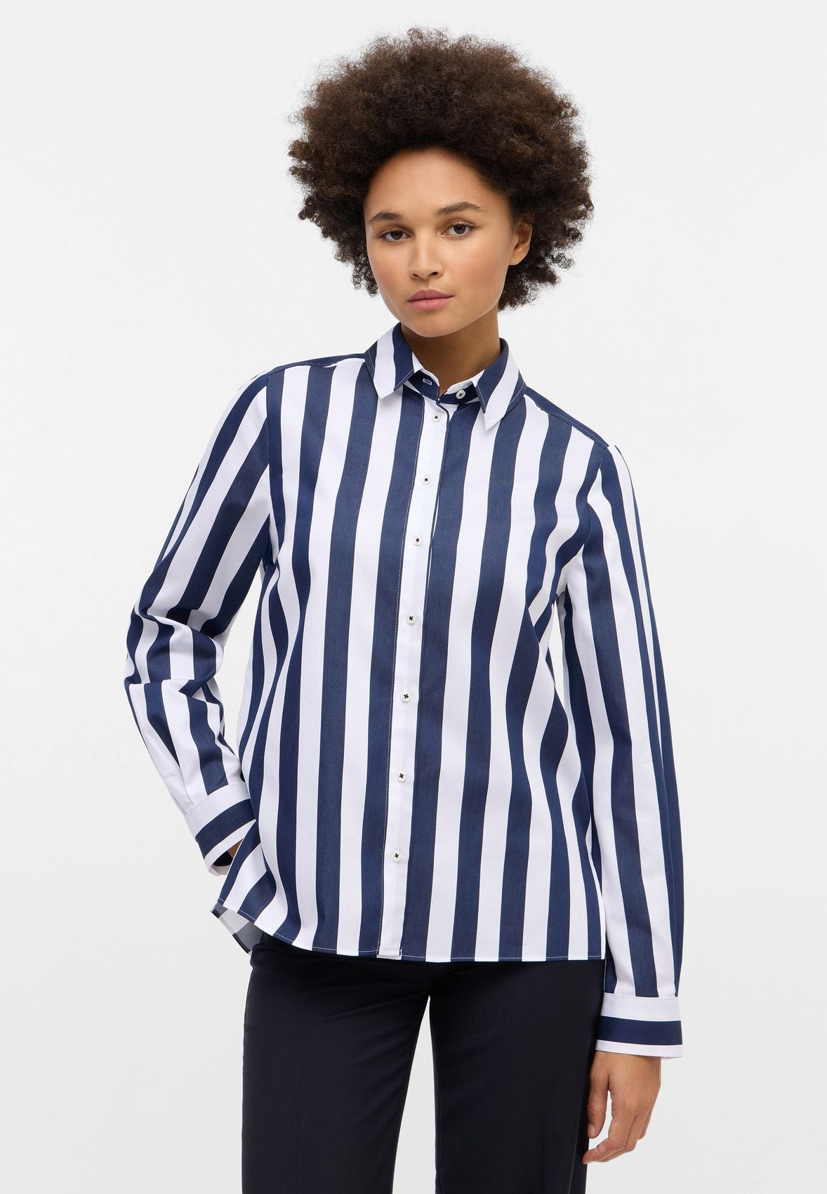 ETERNA Bluse Satingewebe Langarm 54 Langarm