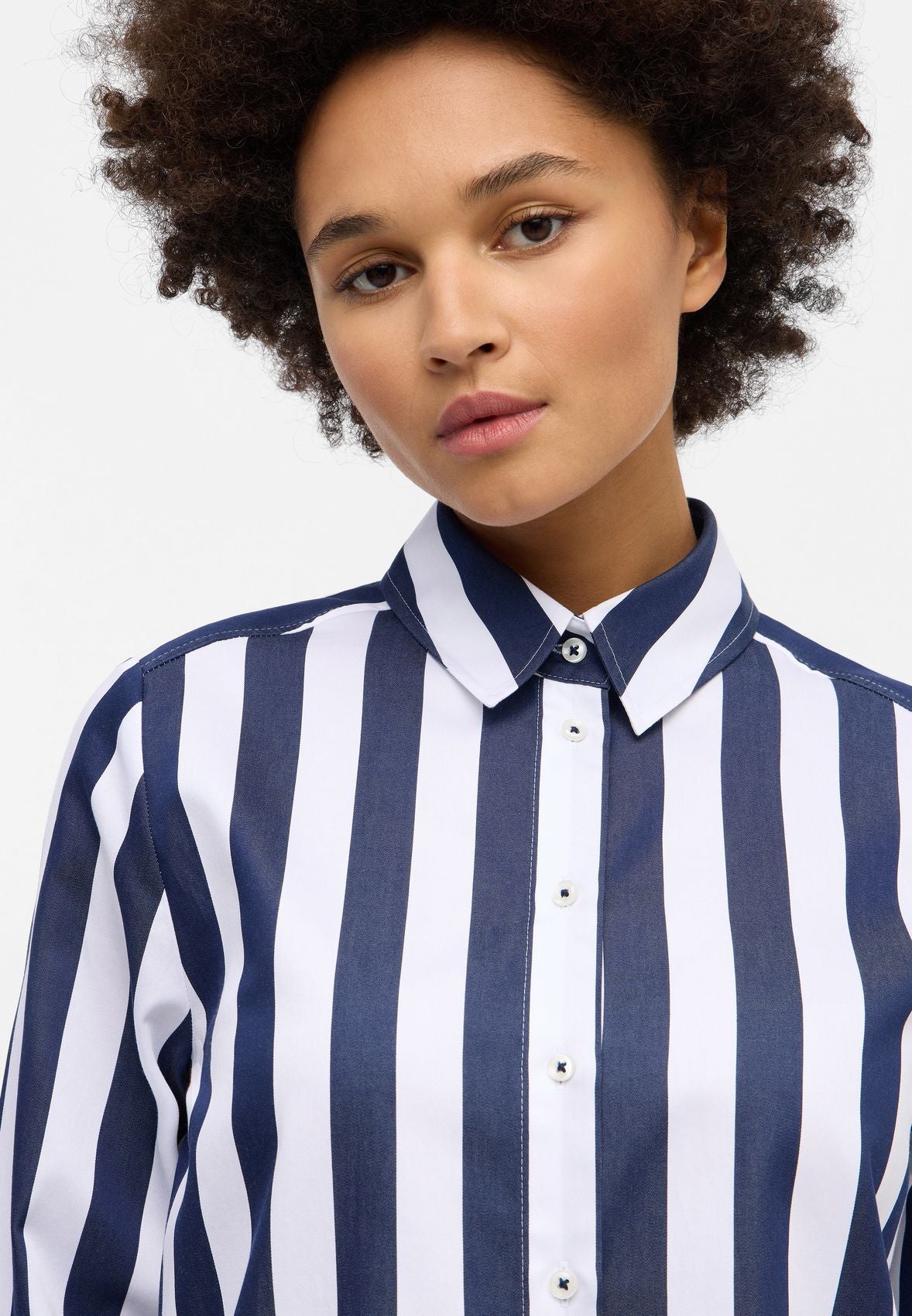 ETERNA Bluse Satingewebe Langarm