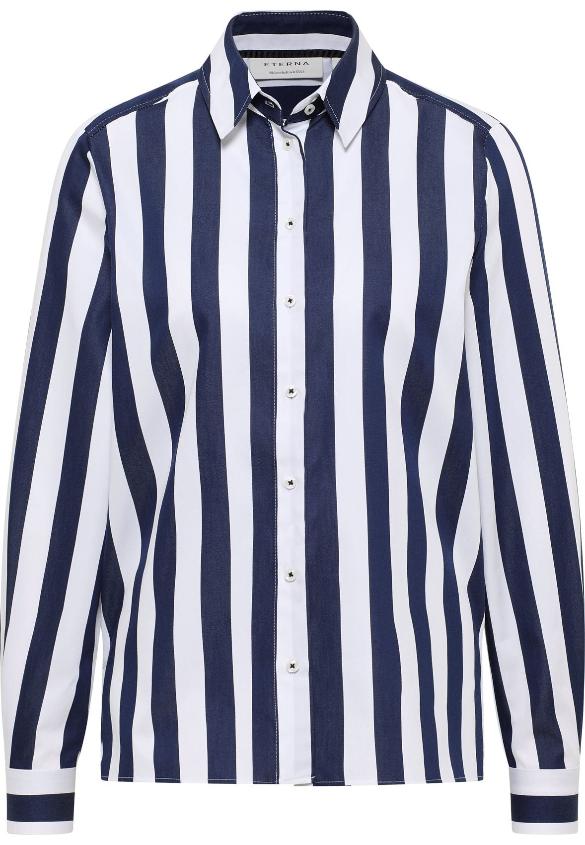 ETERNA Bluse Satingewebe Langarm