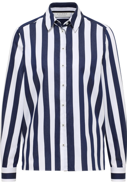 ETERNA Bluse Satingewebe Langarm