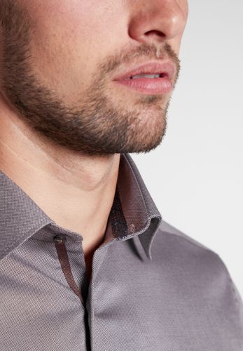 ETERNA Hemd Natté Langarm