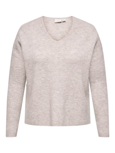 ONLY CARMAKOMA CARCAMILLA V-NECK L/S PULLOVER KNT NOOS M-46 48