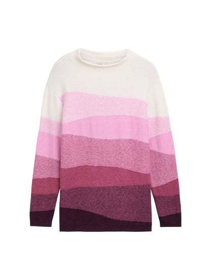 Plus Size - Strickpullover mit Farbverlauf