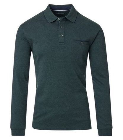 CASA MODA Polo-Shirt Langarm