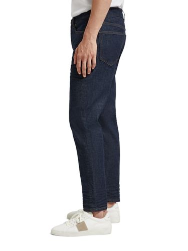SCOTCH & SODA The Drop regular tapered jeans Deep, Deep Ink