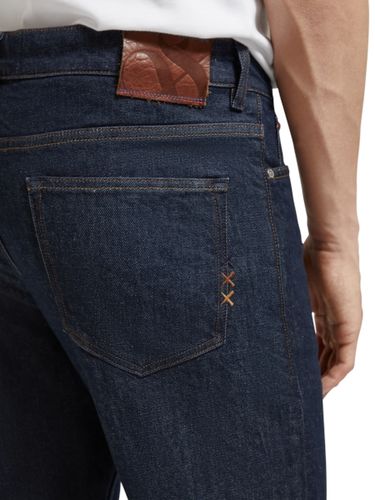 SCOTCH & SODA The Drop regular tapered jeans Deep, Deep Ink