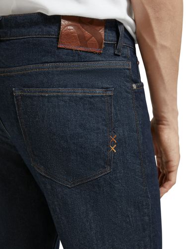 SCOTCH & SODA The Drop regular tapered jeans Deep, Deep Ink