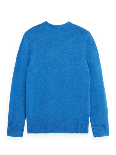 SCOTCH & SODA Regular fit softy-knit melange pull, Rhythm Blue