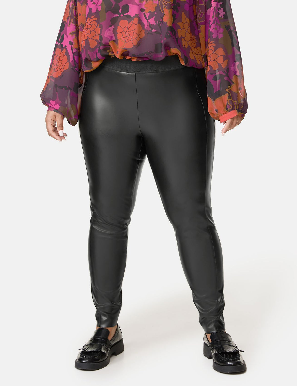 Leggings in Leder-Optik Lucy