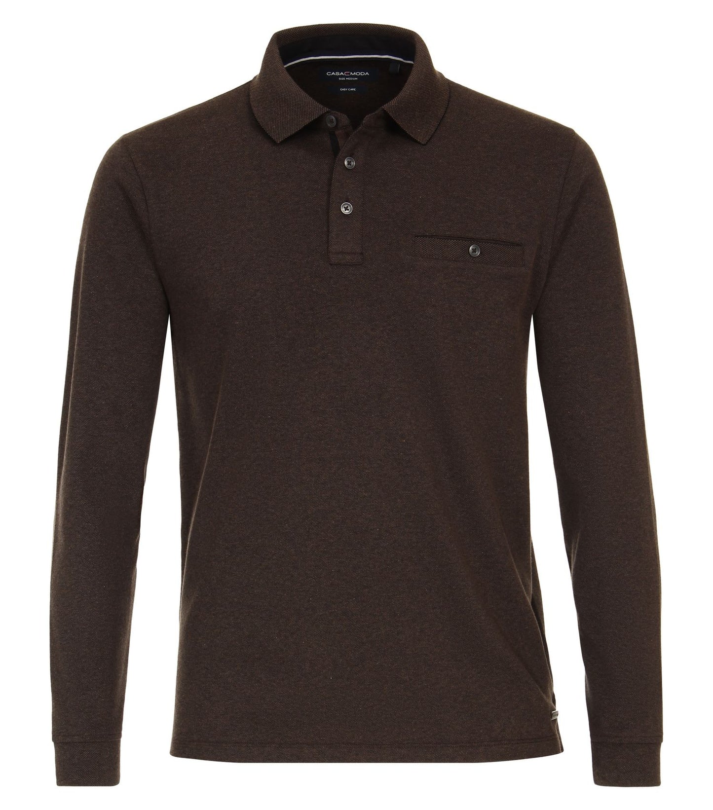 CASA MODA Polo-Shirt Langarm