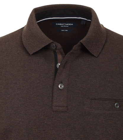 CASA MODA Polo-Shirt Langarm
