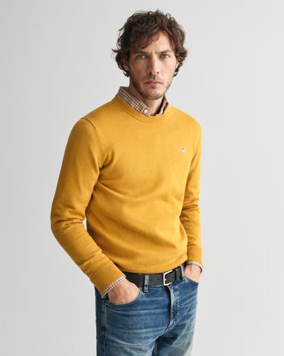 GANT Classic Rundhalspullover aus Baumwolle