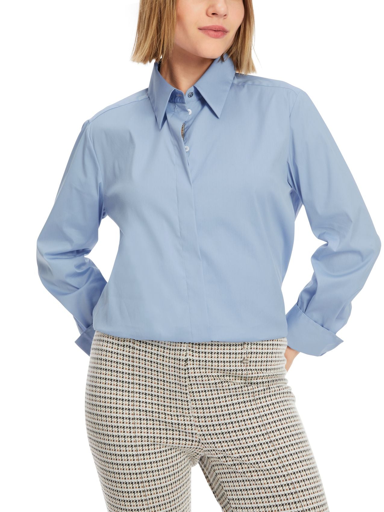 MARC CAIN Hemdbluse im Baumwollstretch