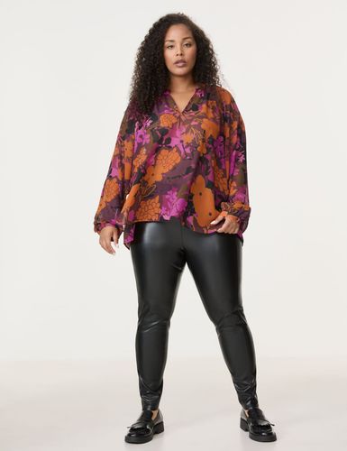 SAMOON Bluse mit Rüschenkragen