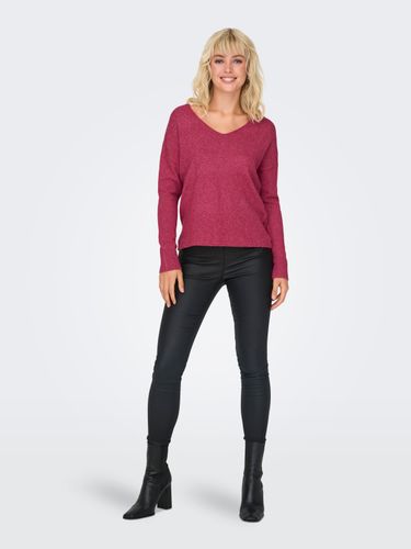 ONLY ONLY ONLRICA LIFE L/S V-NECK PULLO KNT NOOS