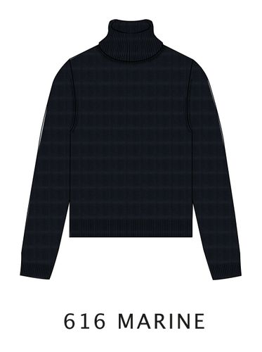 CLARINA Rollkragen-Pullover, 1/1 Arm