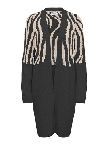 ONLY ONLY ONLJADE ZEBRA LS CARDIGAN CC KNT L