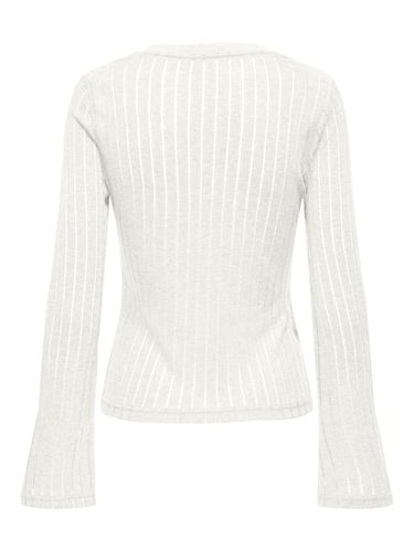 ONLY ONLY ONLSADIZ L/S V-NECK TOP JRS L