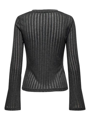 ONLY ONLY ONLSADIZ L/S V-NECK TOP JRS M