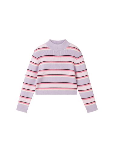 TOM TAILOR Gestreifter Strickpullover aus Bio-Baumwolle