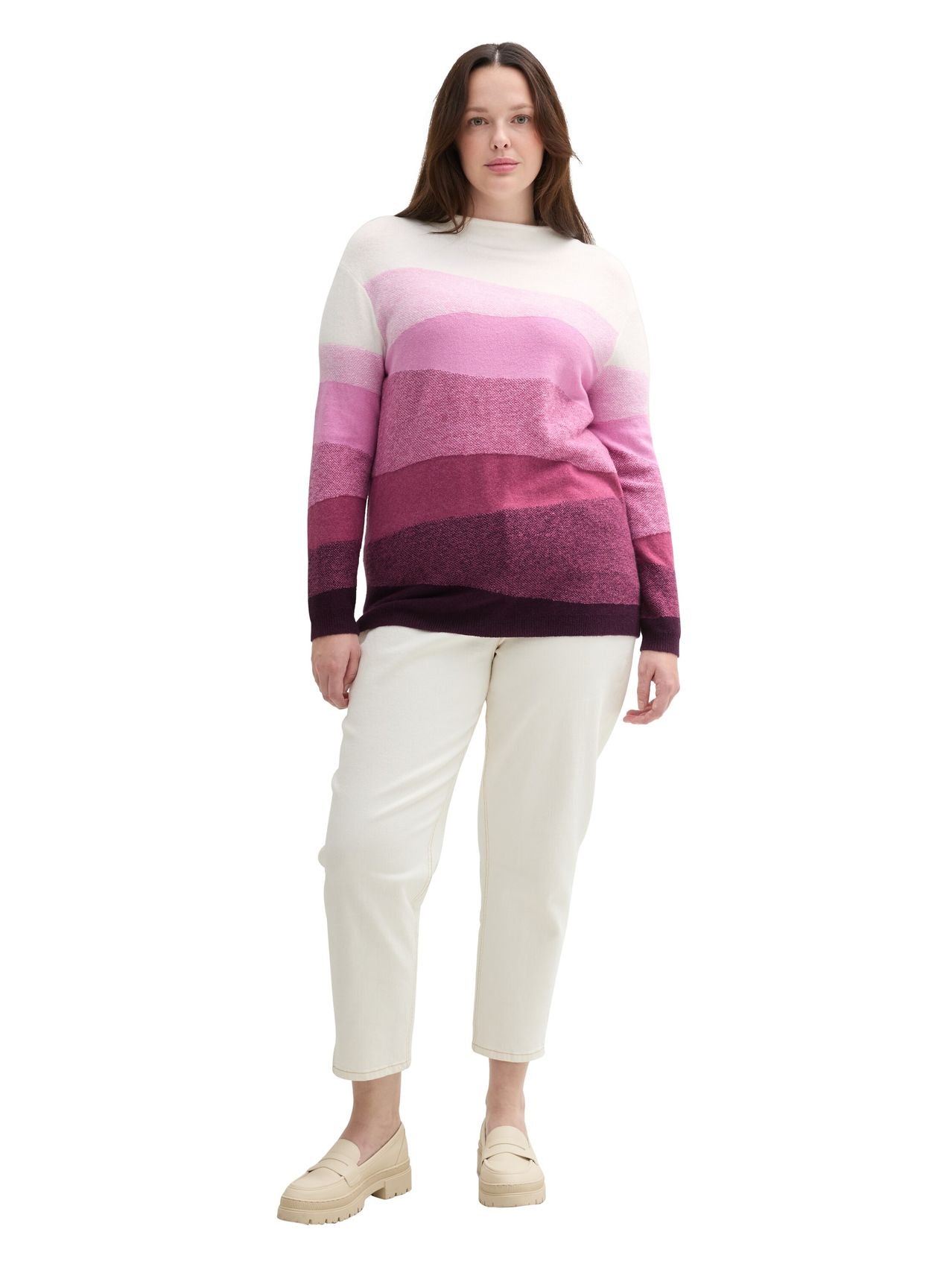 Plus Size - Strickpullover mit Farbverlauf
