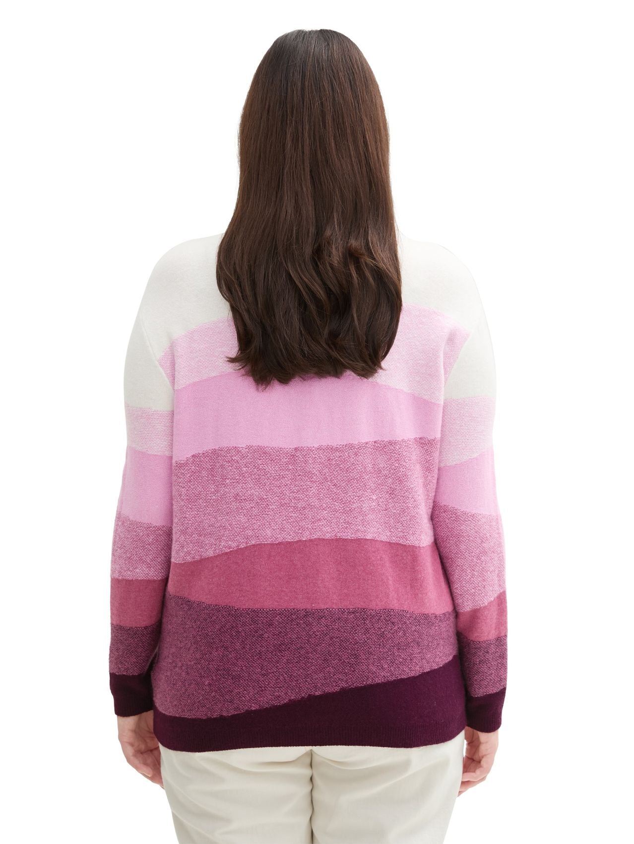 Plus Size - Strickpullover mit Farbverlauf