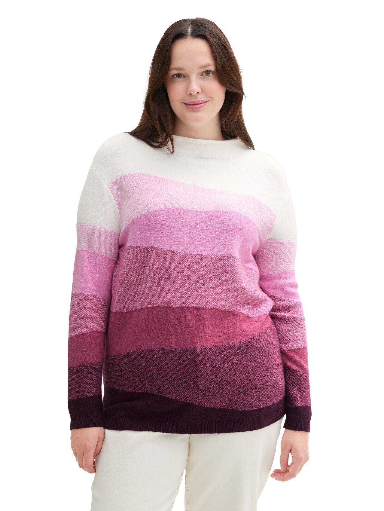 Plus Size - Strickpullover mit Farbverlauf
