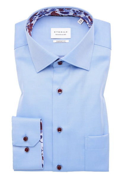 ETERNA Cover Shirt Twill Langarm Langarm - 65cm