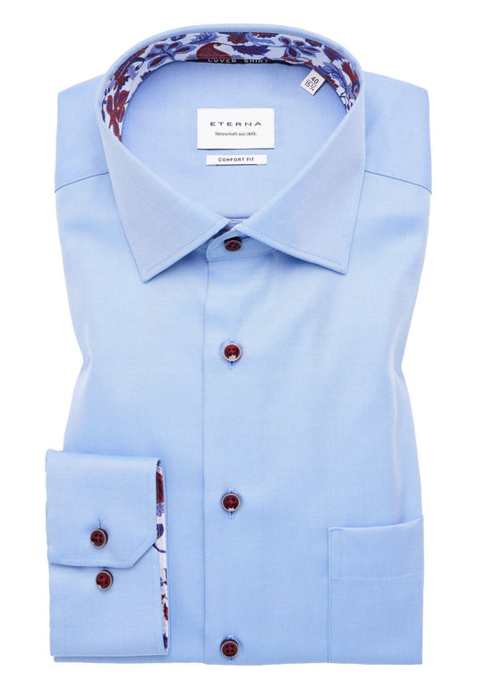 ETERNA Cover Shirt Twill Langarm Langarm - 65cm