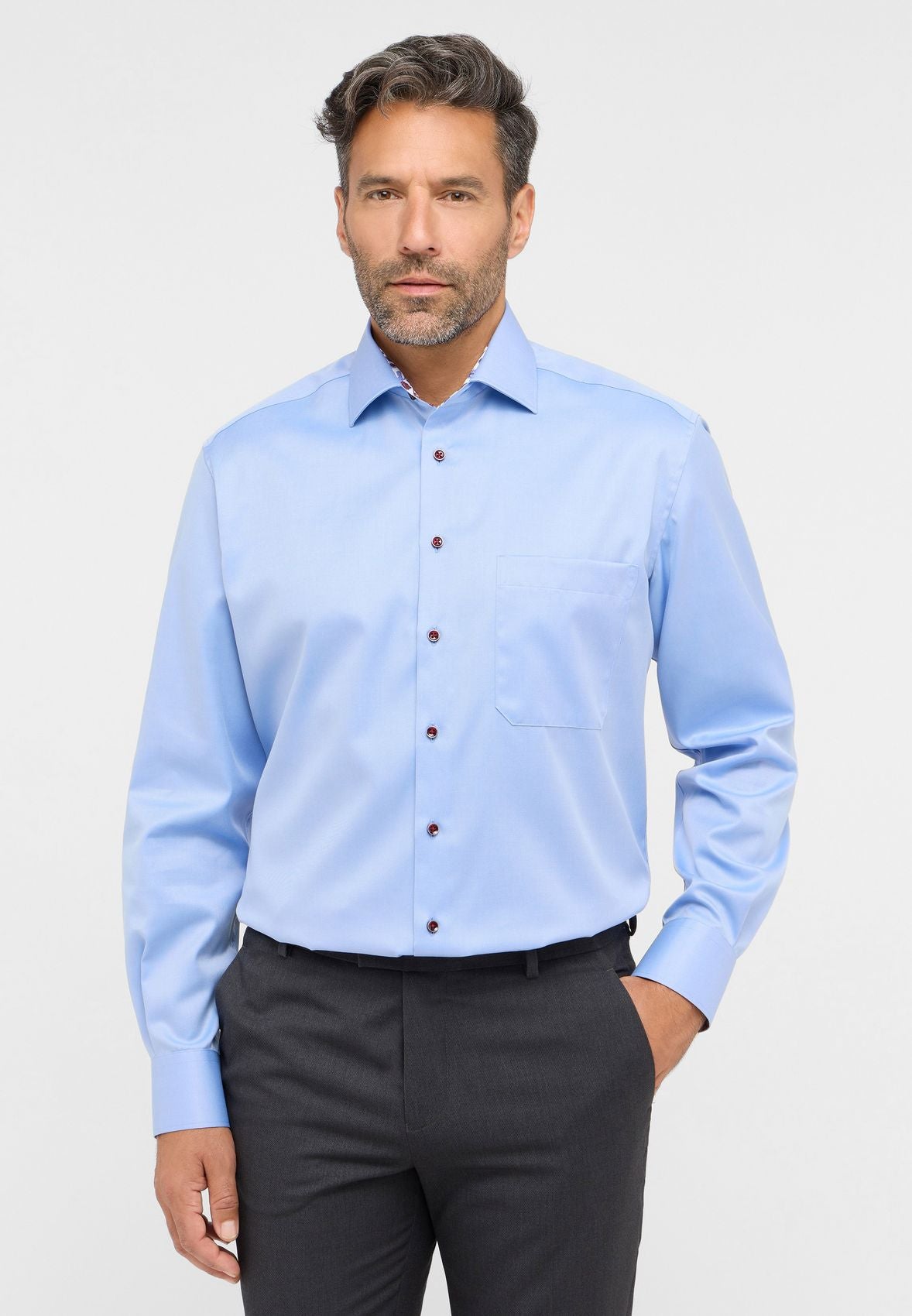 ETERNA Cover Shirt Twill Langarm