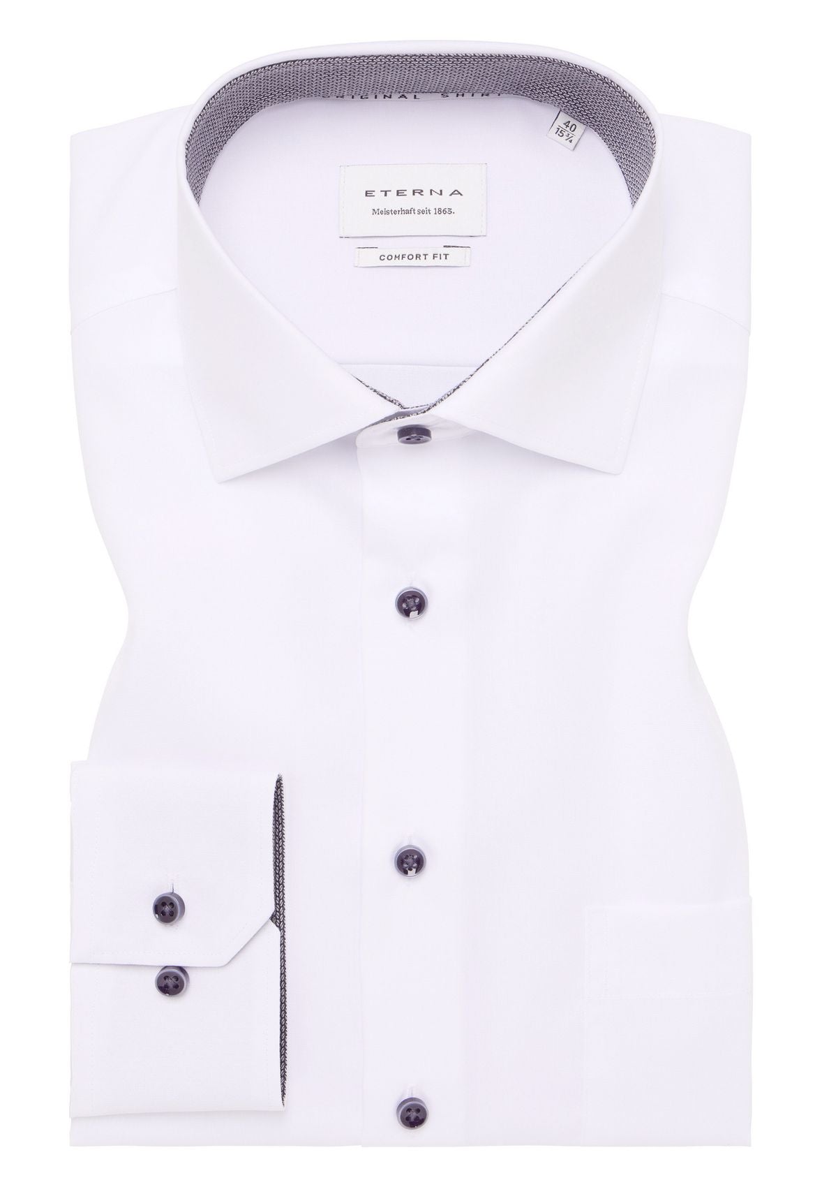 ETERNA Original Shirt Popeline Langarm 41 Langarm - 65cm